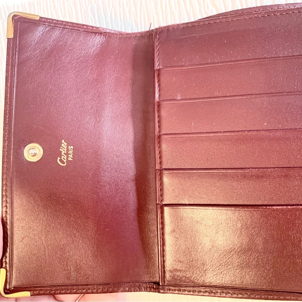 Cartier vintage burgundy